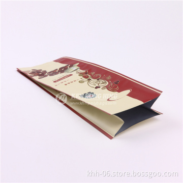 Custom printing 1 kg side gusset kraft paper coffee bags with valve